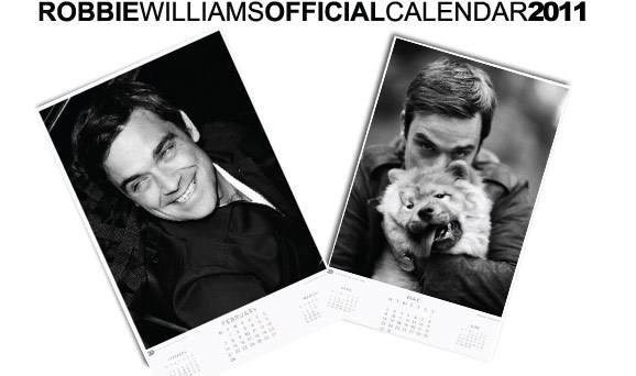 Robbie Williams Official Calendar 2009