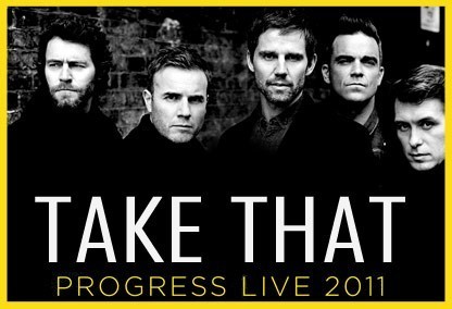 Take That Progress Tour Concerts in 2011